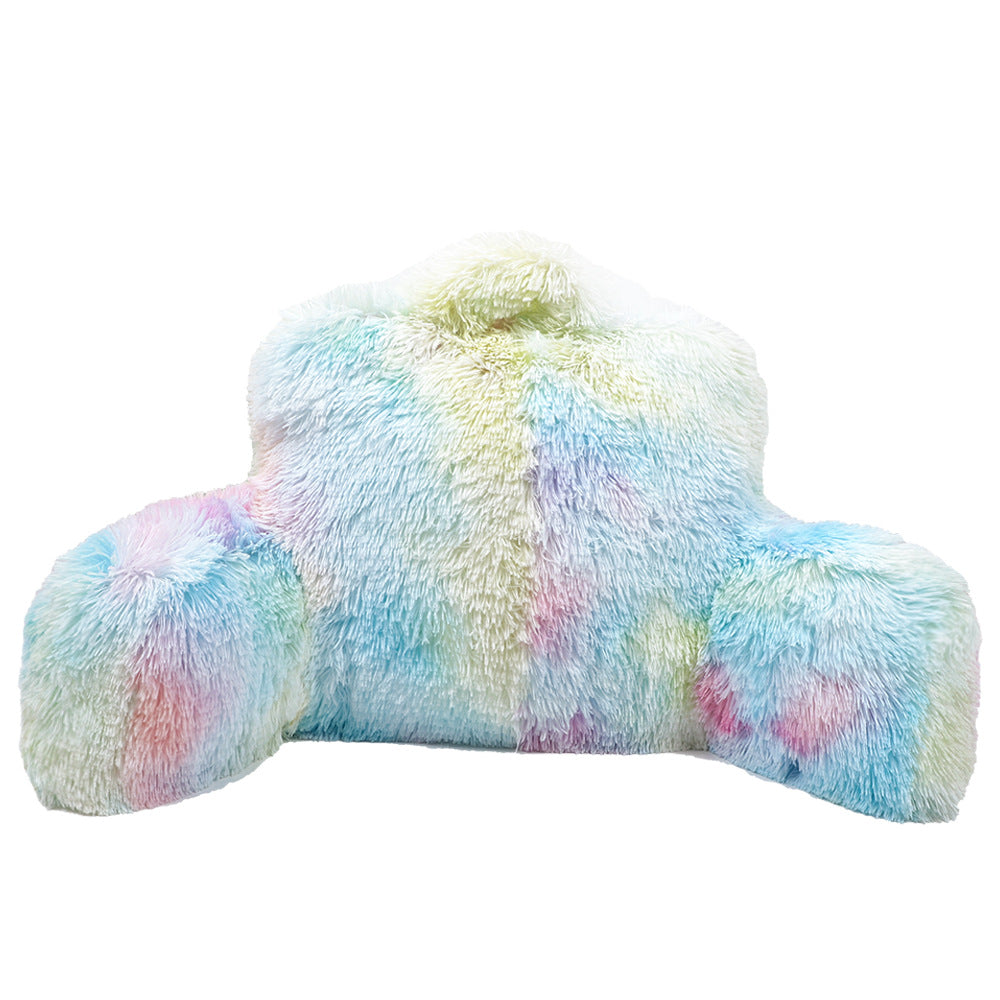 Office Lumbar Backrest Pillow Support Cushion With Armrests