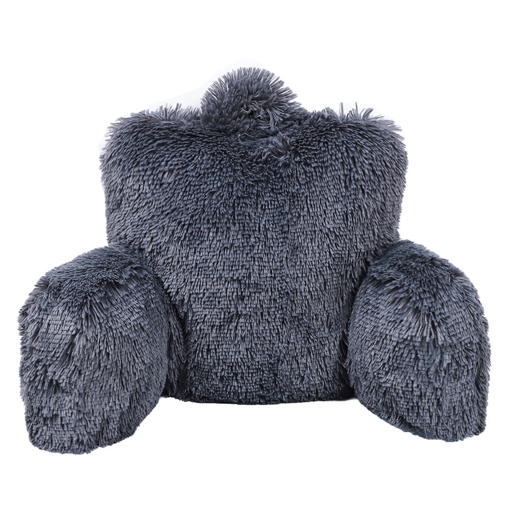 Office Lumbar Backrest Pillow Support Cushion With Armrests